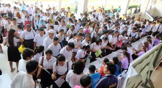 กิจกรรมสอบสัมภาษณ์ โครงการตั้งใจดีมีที่เรียน (รอบที่ 2) ประจำปีการศึกษา 2558