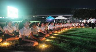 โครงการปฐมนิเทศนักศึกษาชั้นปีที่ 1  ประจำปีการศึกษา 2558  และพิธีบายศรีสู่ขวัญ  