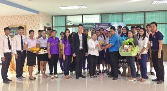  ม.อ.สุราษฎร์ธานี ต้อนรับคณะ ครูและนักเรียน  จากโรงเรียนบ้านทับวัง และโรงเรียนสหกรณ์ประชานุกูล