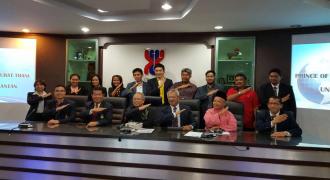 รองอธิการบดีวิทยาเขตสุราษฎร์ธานี  พร้อมด้วยคณะผู้บริหาร เยี่ยมเยือน Universiti Malaysia Kelantan 