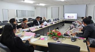 ต้อนรับคณาจารย์จากสาขาวิชารัฐประศาสนศาสตร์ คณะมนุษย์ศาสตร์และสังคมศาสตร์ มหาวิทยาลัยขอนแก่น