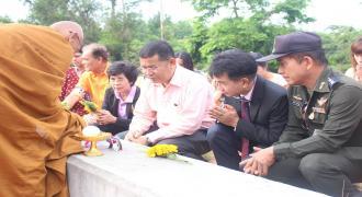 พิธีลงเสาเข็มการก่อสร้างอาคารโรงเรียน มอ.วิทยานุสรณ์ สุราษฎร์ธานี