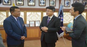 การเจรจาความร่วมมือกับผู้บริหาร Pai Chai Universiry