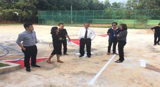 คณะกรรมการตรวจรับงานก่อสร้างงานปรับปรุงที่จอดรถจักรยานยนต์