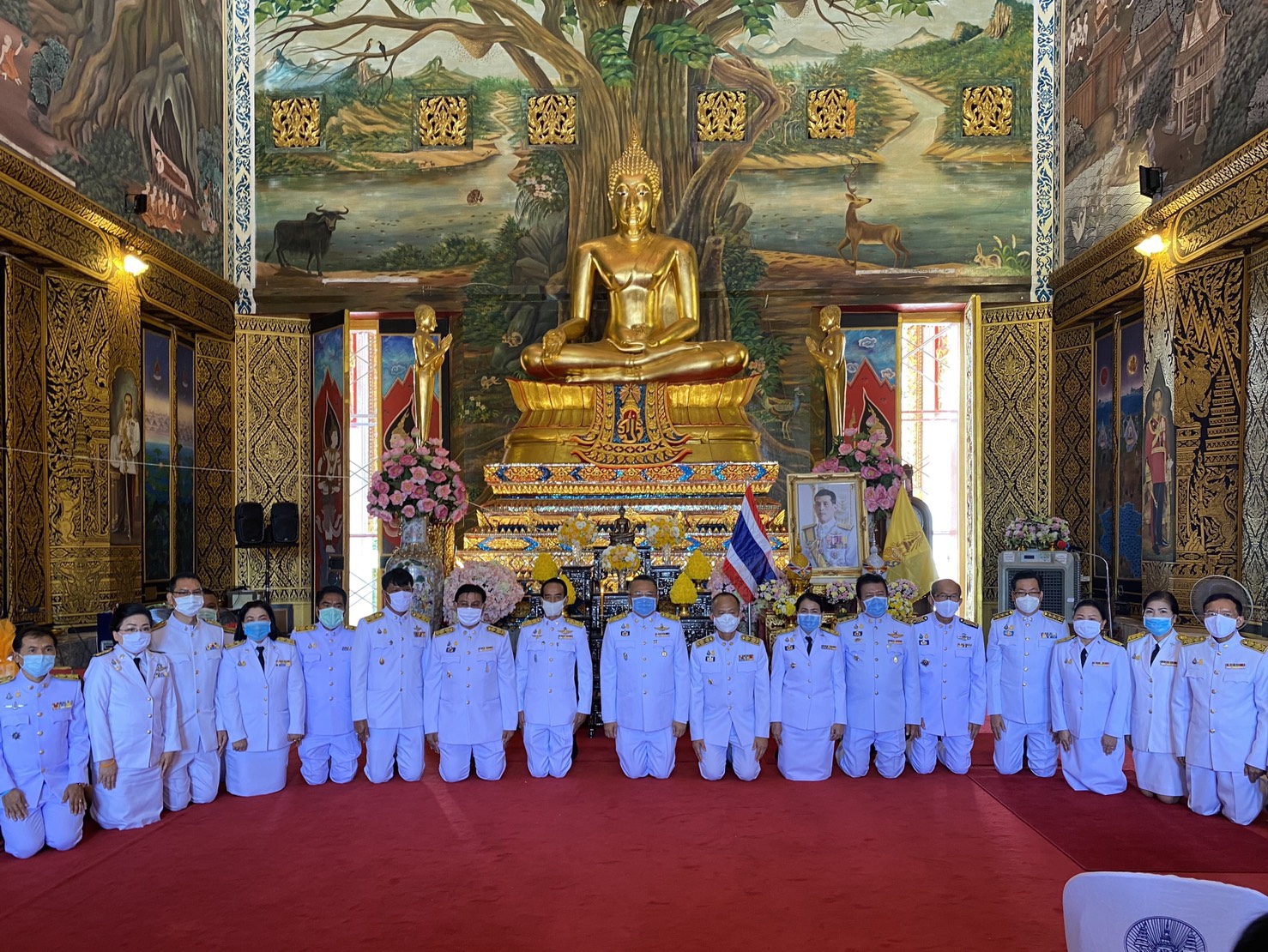 พิธีเจริญพระพุทธมนต์สมโภชพระพุทธนวราชบพิตร เฉลิมพระเกียรติพระบาทสมเด็จพระเจ้าอยู่หัว
